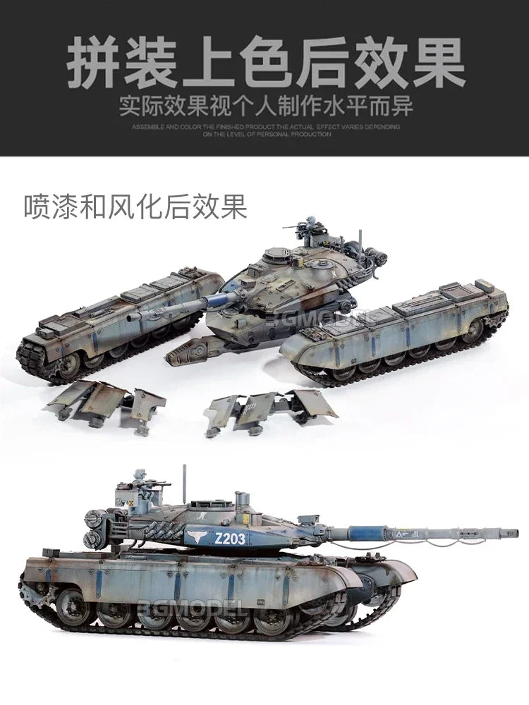 Grizzly Battle Tank 1/35 Scale Resin Model Kit - 1/35 resin model view 2