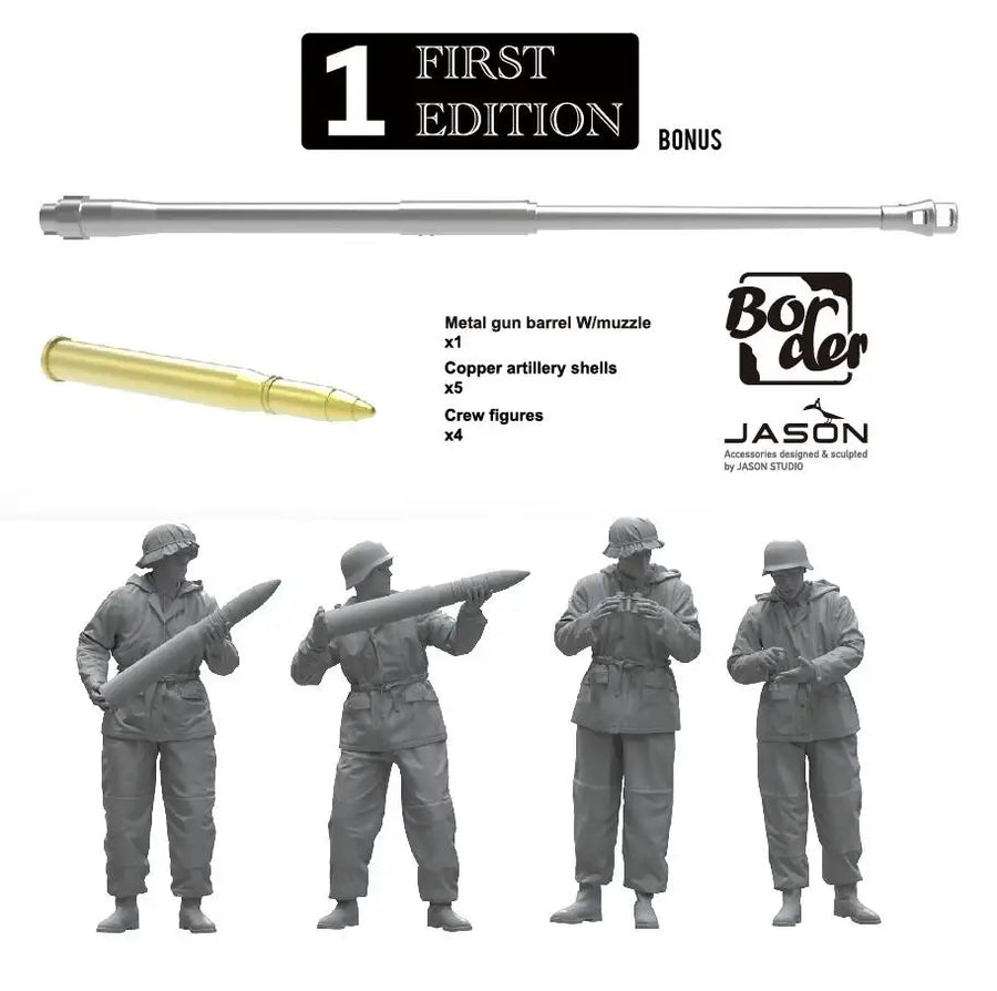 WWII German Hummel Self-Propelled Gun 1/35 Resin Vehicle Kit - resin model view 2