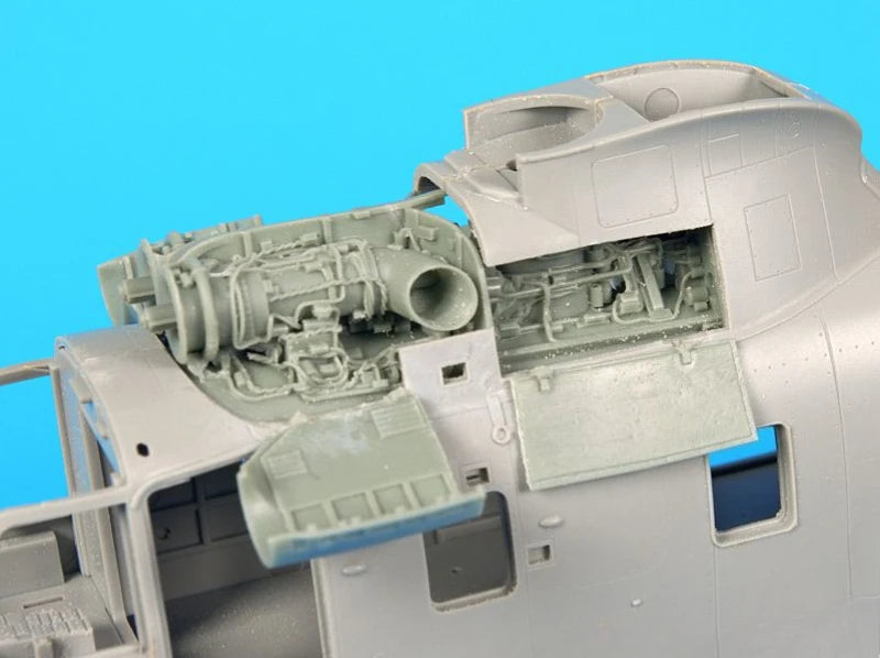 Sea King AEW 2 Helicopter 1/72 Resin Model Kit - 1/72 resin model view 2