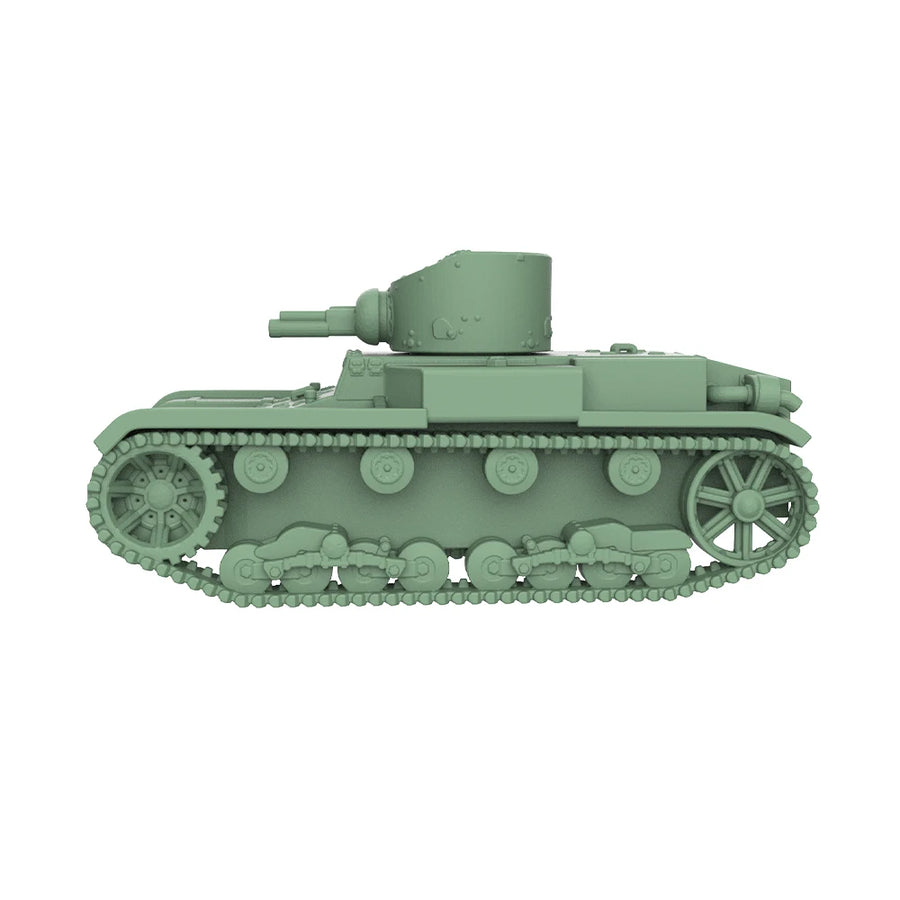 US M2 Light Tank T1E6 1/144 Resin Model Kit - 1/144 resin model view 3