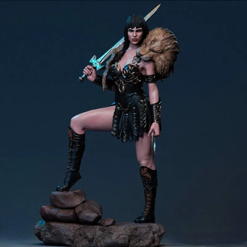 Barbarian Warrior with Lion Pelt 1/24 Resin Figure - 1/24 resin model view 2