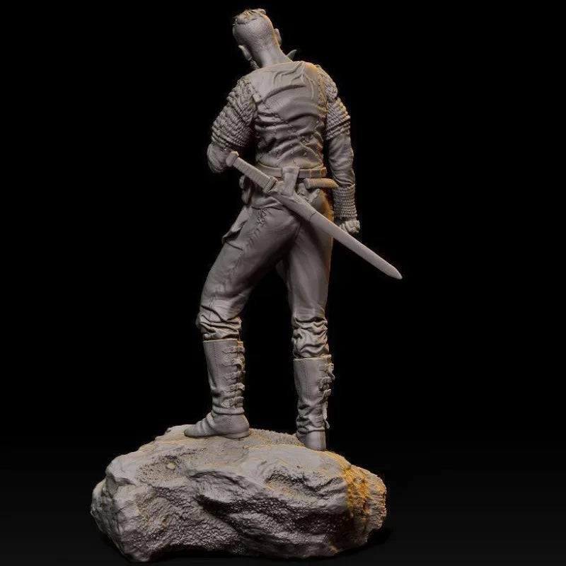 Viking Warrior with Axe 1/24 Resin Figure Kit - 1/24 resin model view 3