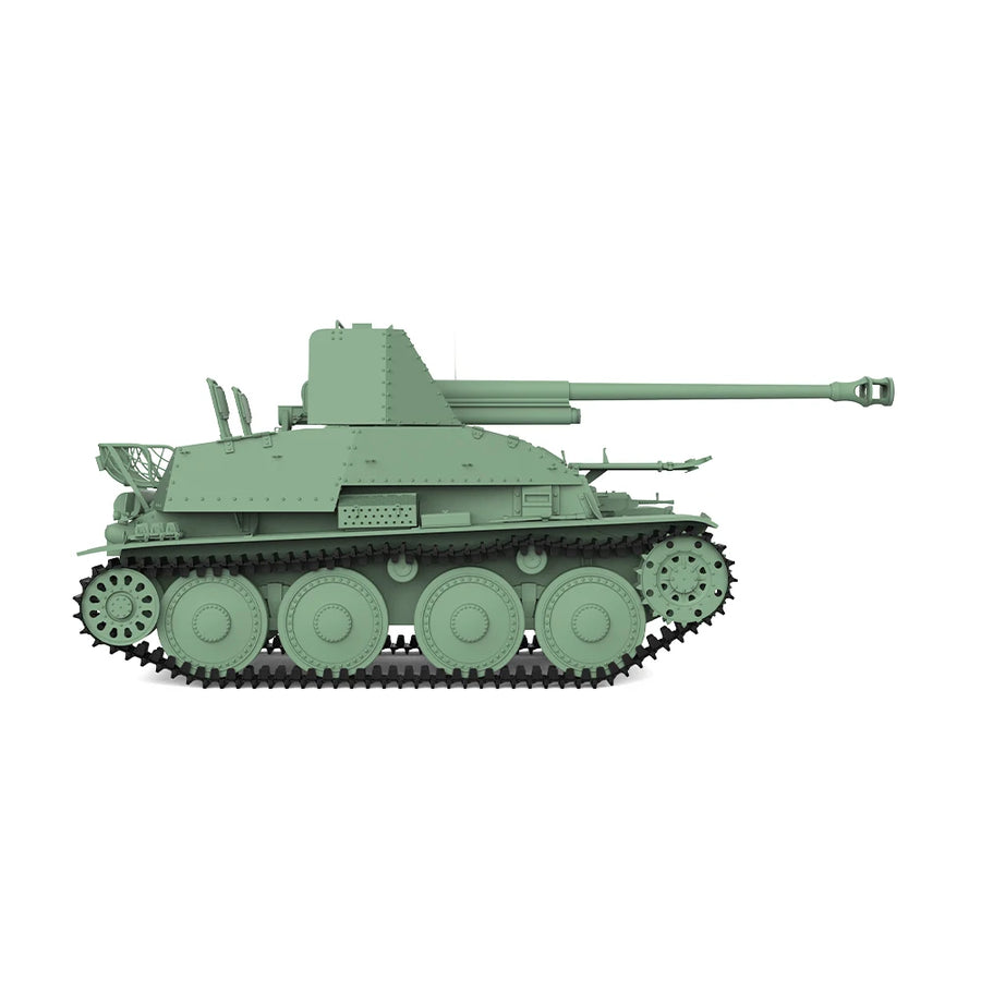 WWII German Panther Tank 1/56 Scale Resin Model Kit - 1/56 resin model view 4