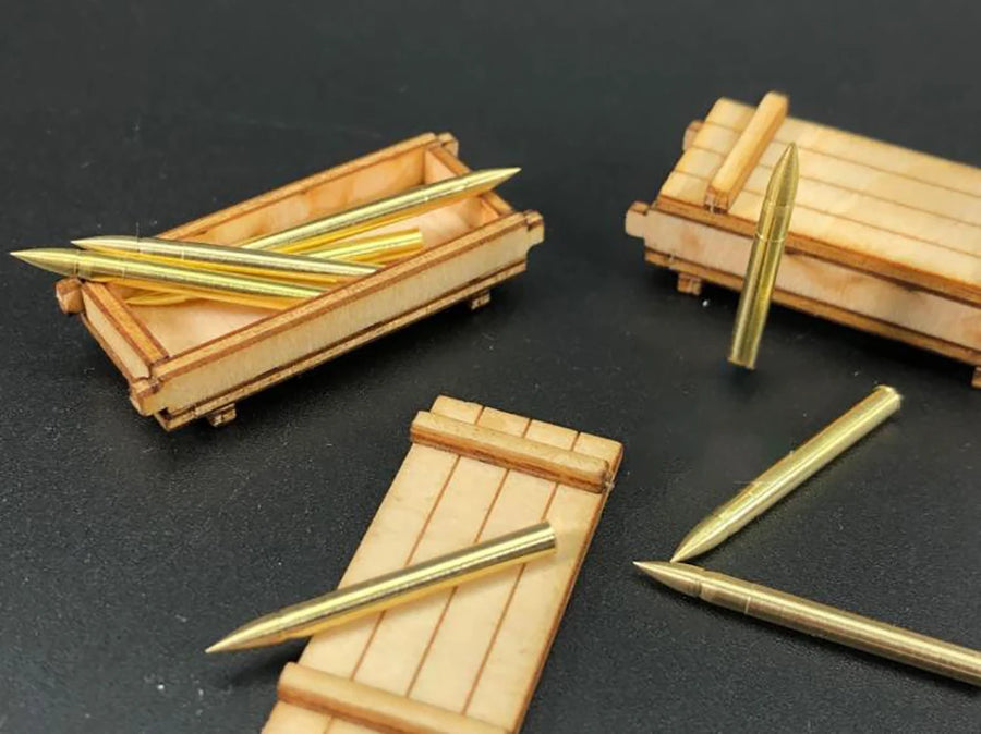 Military Ammunition Casings 1/35 Scale Resin Diorama Accessory Kit - 1/35 resin model view 3
