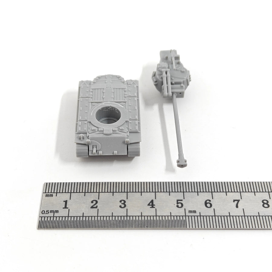 T26E4 Super Pershing Tank 1/144 Resin Model Kit - 1/144 resin model view 5