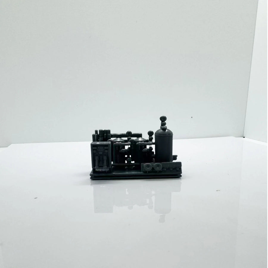 Oil Pump Jack Industrial Diorama Set 1/220 Resin Model Kit - 1/220 resin model view 3