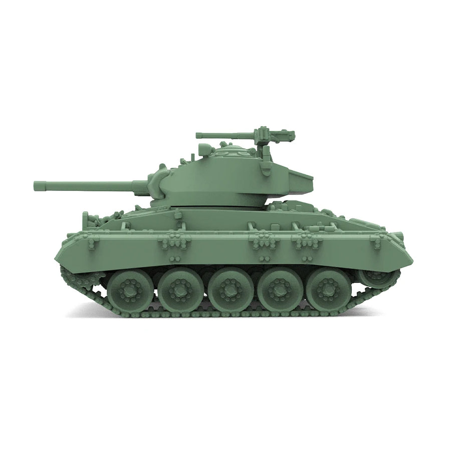 US M24 Chaffee Light Tank 1/144 Scale Resin Model Kit - 1/144 resin model view 4