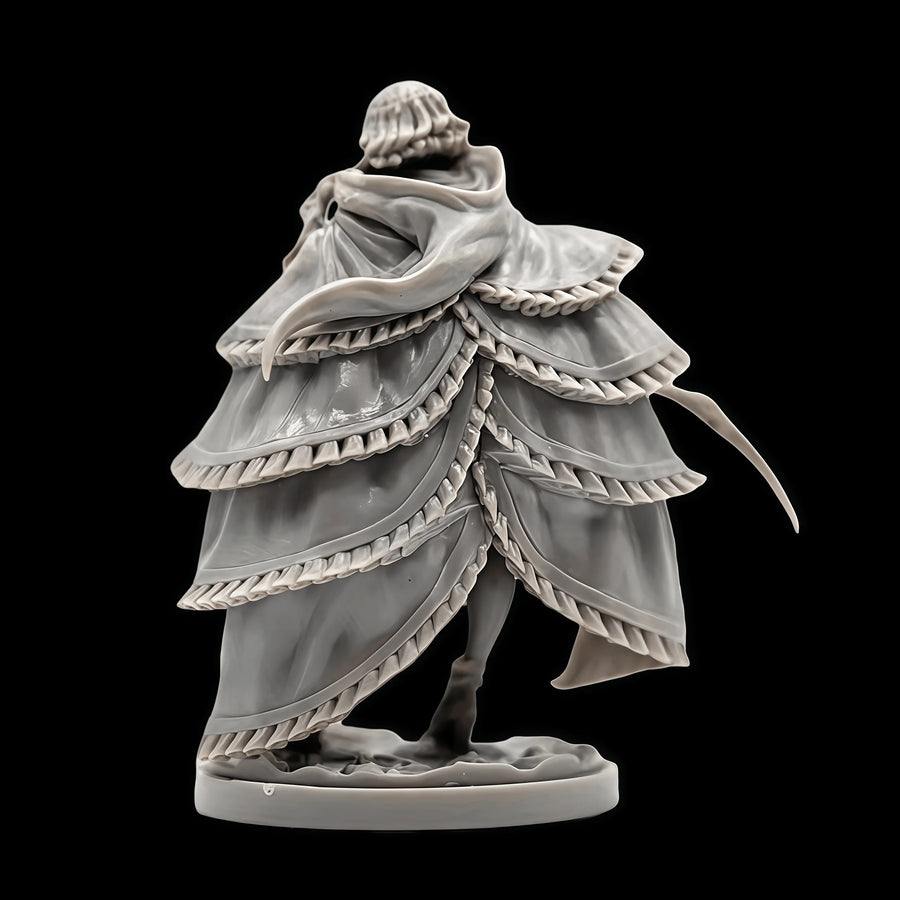 Armored Sickle Warrior with Cape 38mm Resin Figure - 38mm resin model view 2