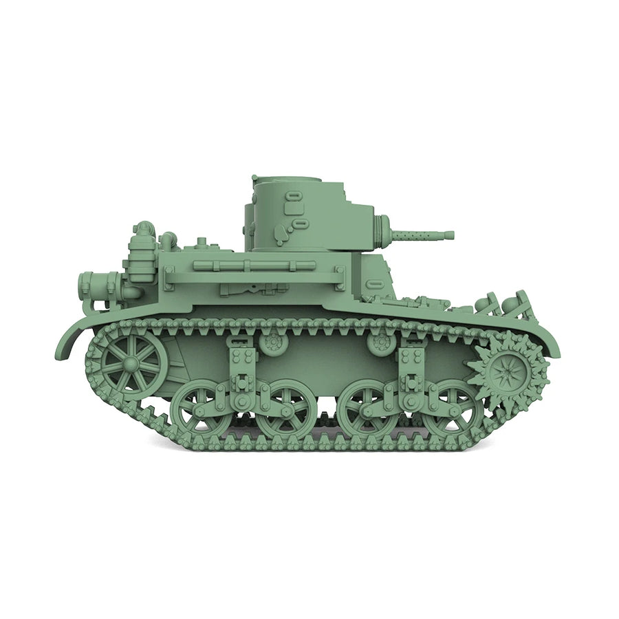 US M4A1 Medium Tank 1/87 Scale Resin Model Kit - 1/87 resin model view 3