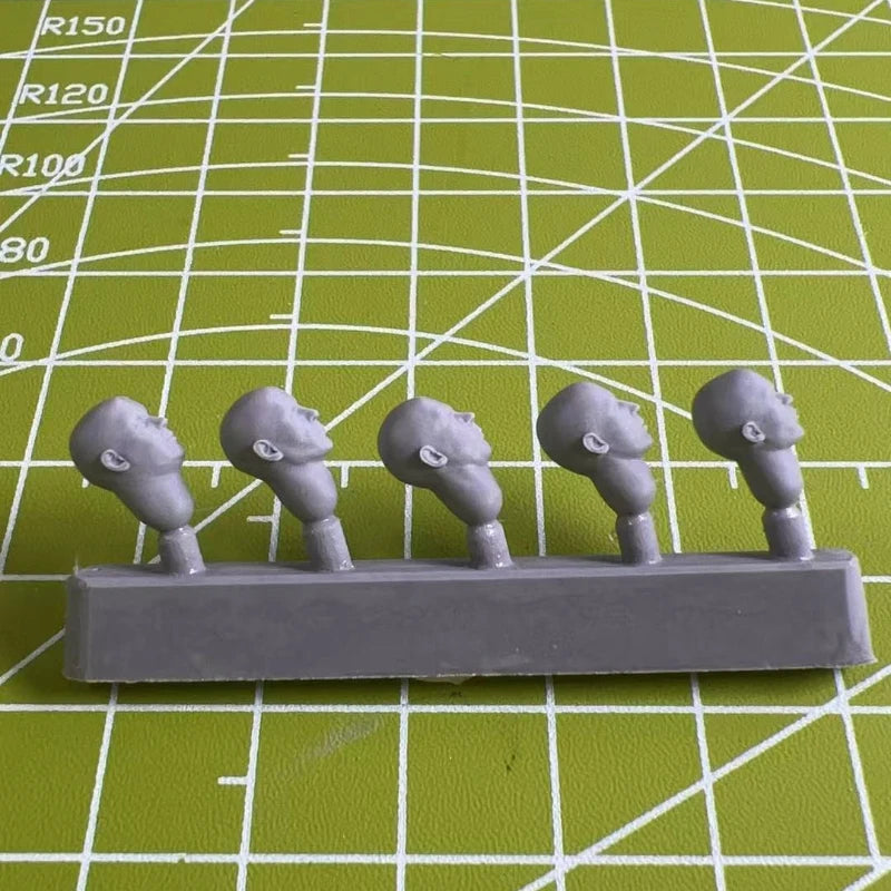 Modern Soldier Head Variant Pack Resin Miniature Kit 28mm - 28mm resin model view 3