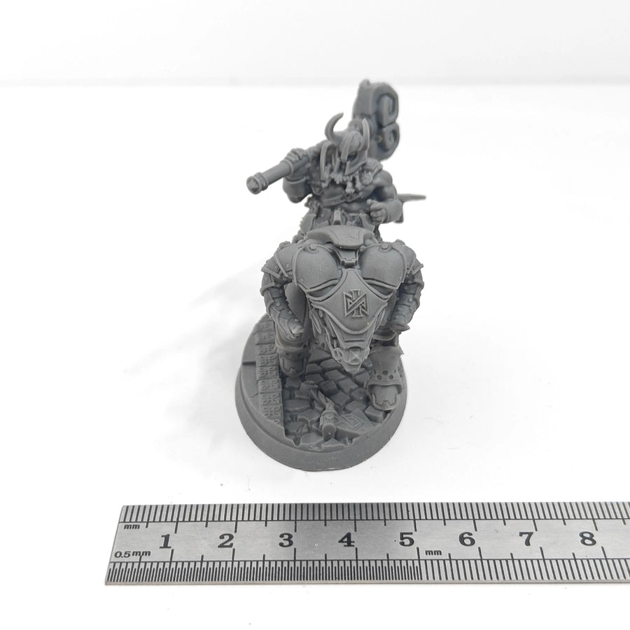 Orc Warlord on Armored Beast 70mm Resin Figure Kit - 70mm resin model view 2