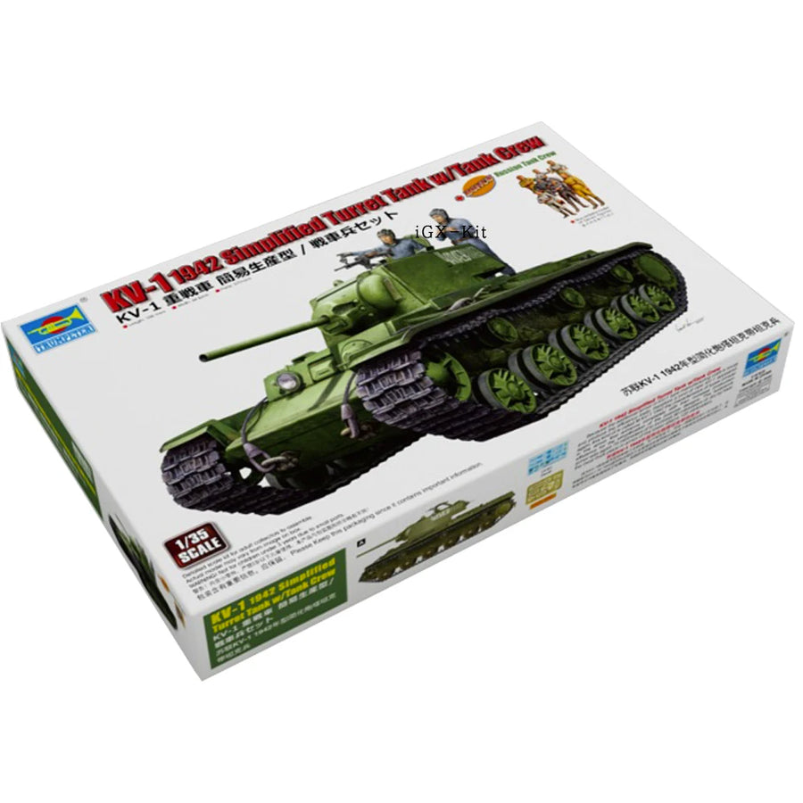 Soviet KV-1 Heavy Tank 1942 1/35 Resin Model Kit - 1/35 resin model view 2
