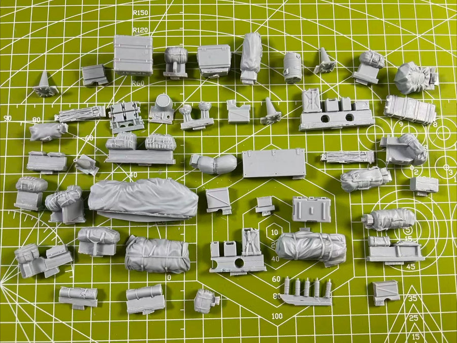 M1A1-M1A2 Abrams Main Battle Tank 1/35 Resin Model Kit - 1/35 resin model view 2
