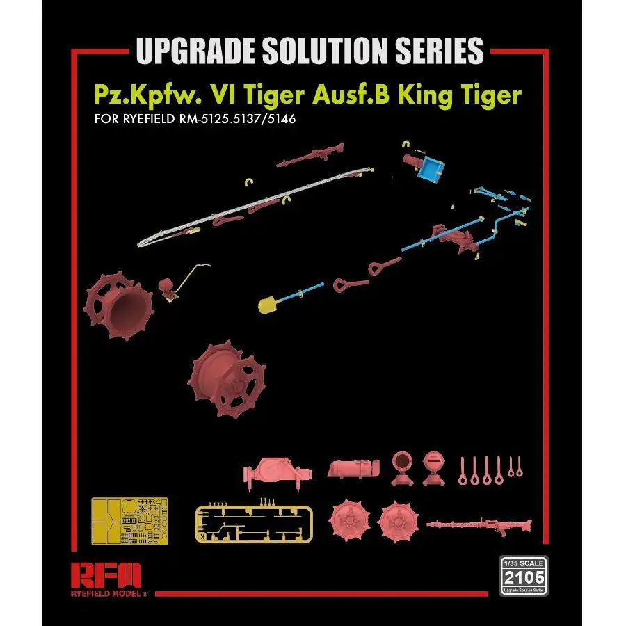 WWII German Pz.Kpfw. VI Tiger Ausf.B King Tiger 1/35 Resin Kit - 1/35 resin model view 2