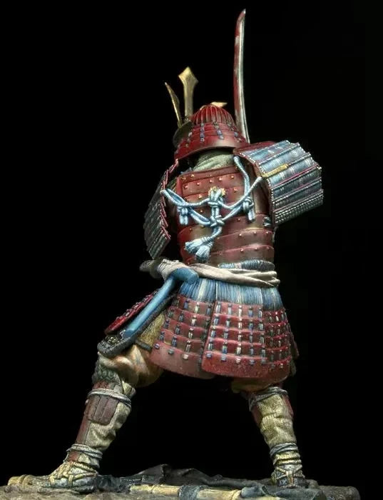 Japanese Samurai Warrior with Katana 75mm Resin Figure Kit - 75mm resin model view 4