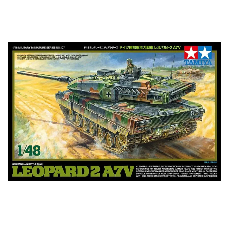 German Leopard 2A7V Main Battle Tank 1/48 Resin Model Kit - 1/48 resin model view 3