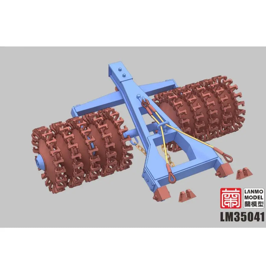 Soviet T-34 Tank Mine Roller Kit 1/35 Scale Resin Model - 1/35 resin model view 3