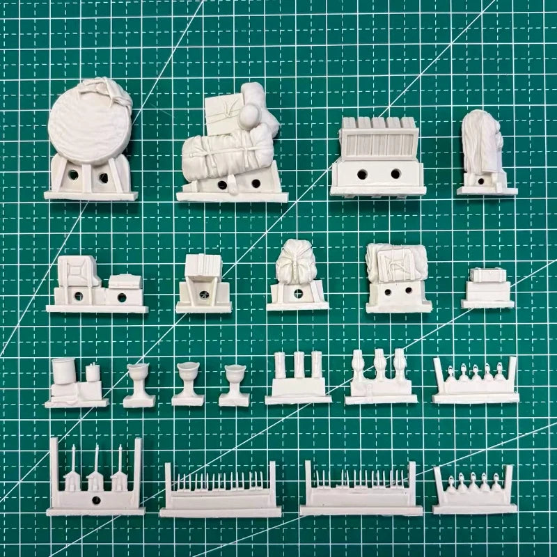 WWII German SdKfz.222 Armored Car Stowage Set 1/35 Resin Kit - 1/35 resin model view 3