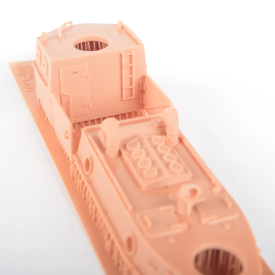 IJN Soukou-Tei Armored Gunboat 1/700 Resin Model Kit - 1/700 resin model view 3