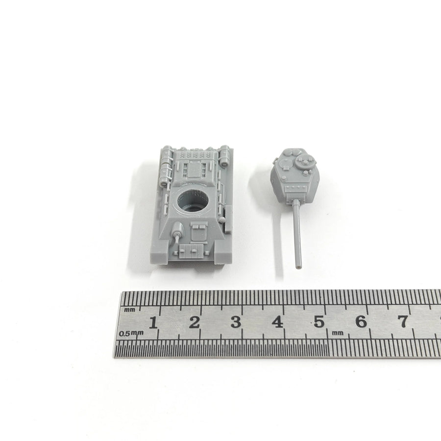 Soviet T-34-85 Medium Tank 1/144 Scale Resin Model Kit - 1/144 resin model view 5