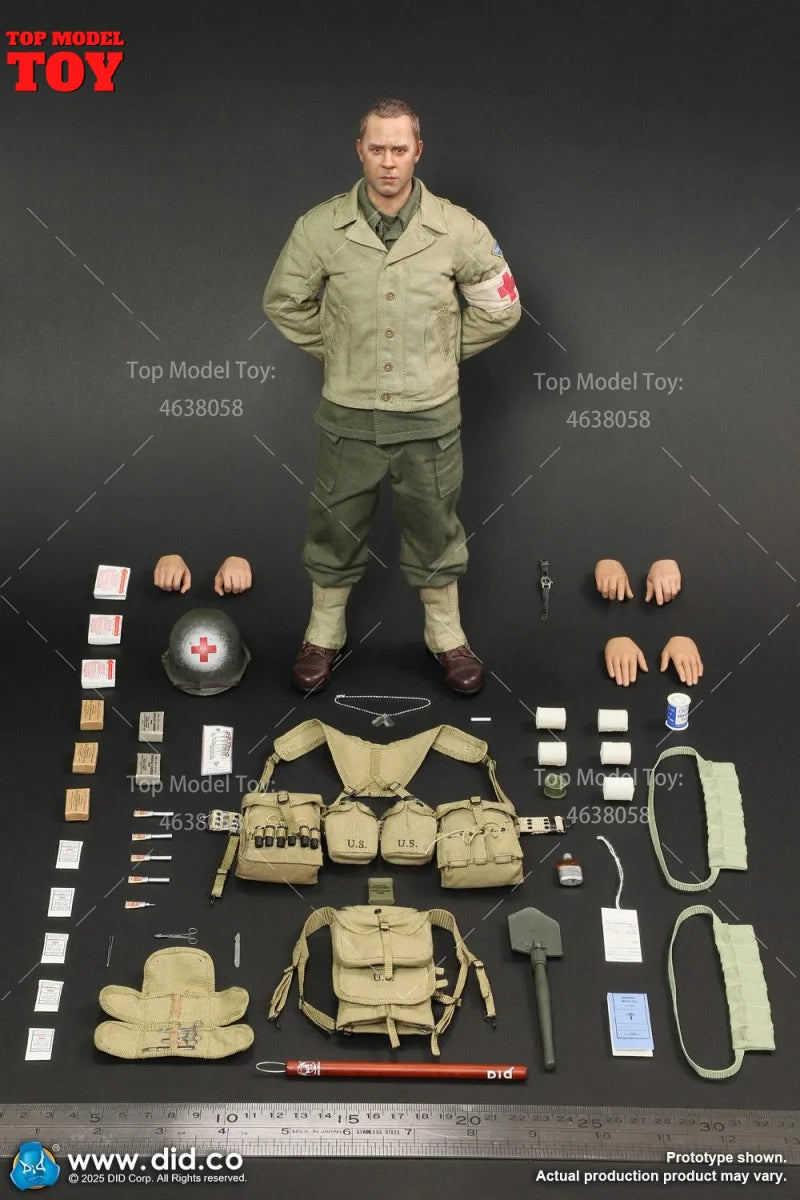 WWII US Army Medic Soldier 1/6 Scale Resin Figure - 1/6 resin model view 6