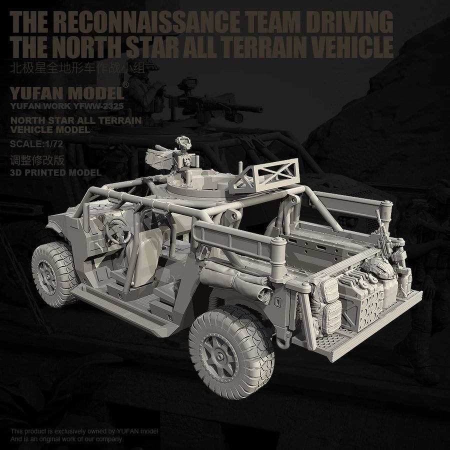 North Star All Terrain Vehicle 1/72 Resin Model Kit - 1/72 resin model view 6