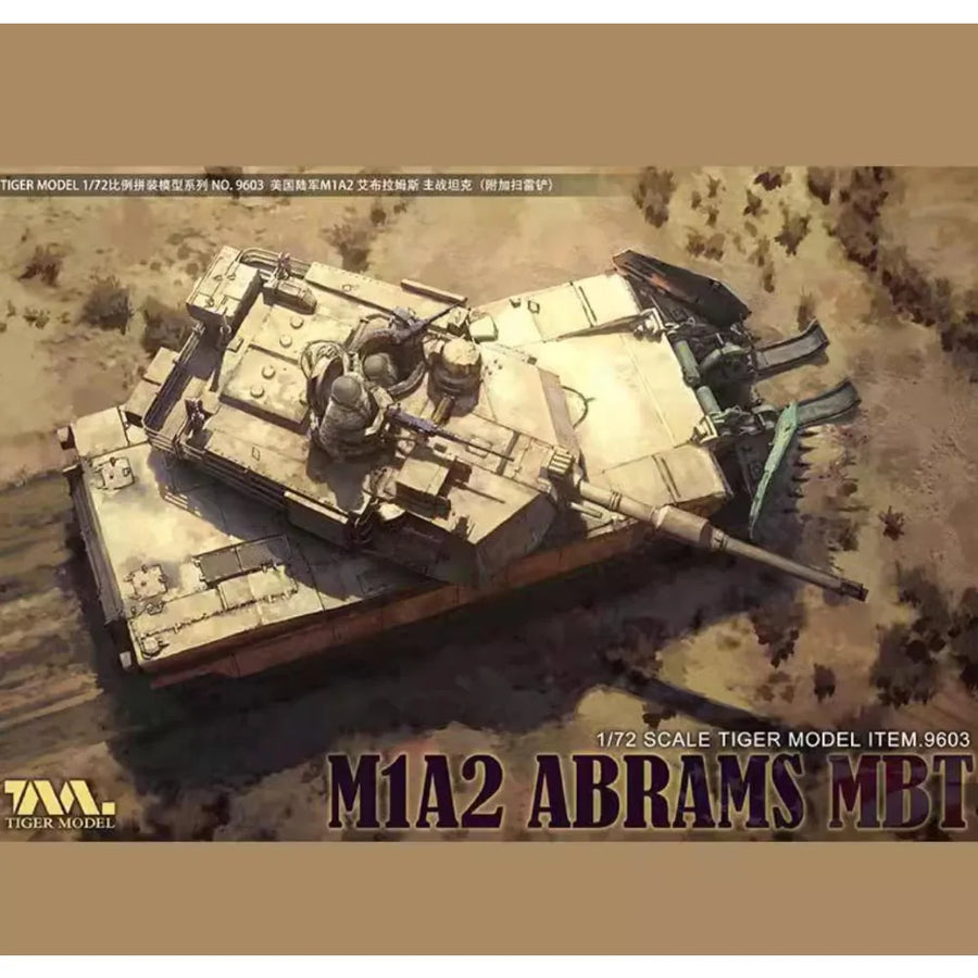 M1A2 SEP Abrams MBT 1/72 Scale Resin Model Kit - 1/72 resin model view 2