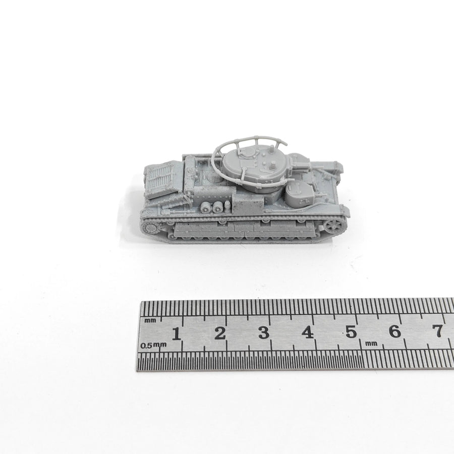 T-28 Medium Tank 1/144 Scale Resin Model Kit - 1/144 resin model view 2