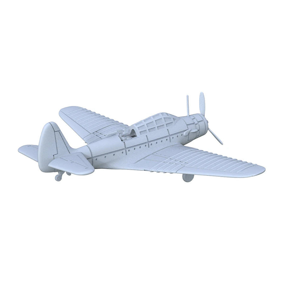 WWII Japanese Navy Mitsubishi A6M Zero Fighter 1/144 Resin Aircraft Kit - resin model view 2