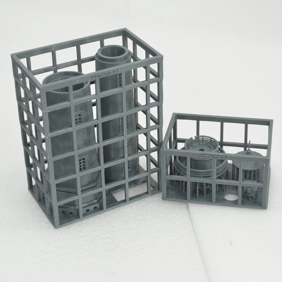 Lighthouse Lyt003 Factory Building Military Terrain 1/87 Resin Diorama Kit - 1/87 resin model view 5