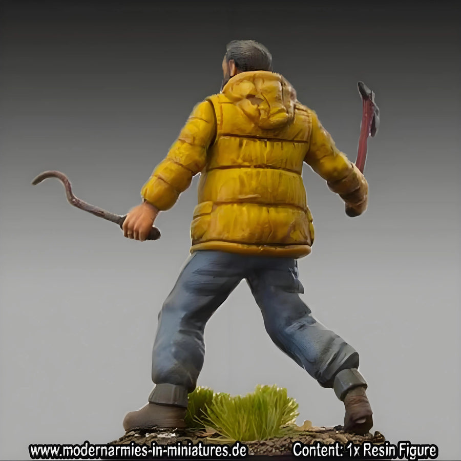 Post-Apocalyptic Survivor with Axe 1/35 Resin Figure - 1/35 resin model view 2