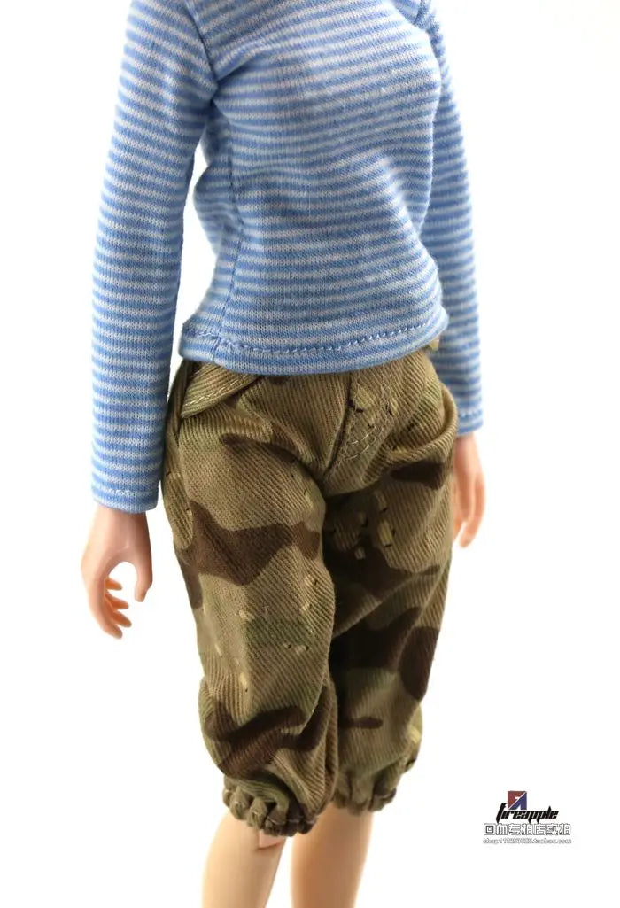 US Military Desert Camo Cropped Trousers 1/6 Resin Figure Accessory - 1/6 resin model view 2