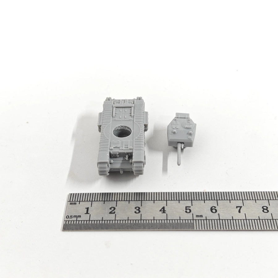 Churchill III Tank 1/144 Scale Resin Model Kit - 1/144 resin model view 5