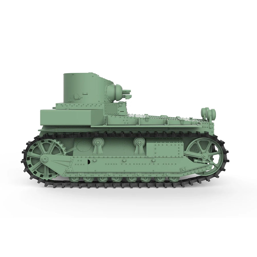 US T1E1 Light Tank 1/56 Scale Resin Model Kit - 1/56 resin model view 2