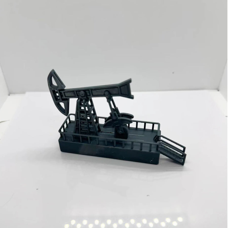 Oil Pump Jack Industrial Diorama Set 1/220 Resin Model Kit - 1/220 resin model view 2