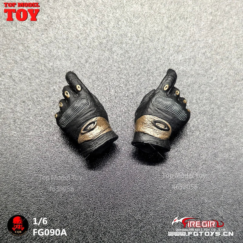 1/6 Scale Tactical Gloved Hands Resin Figure Accessory Set - Gun Holding Poses - 1/6 resin model view 4