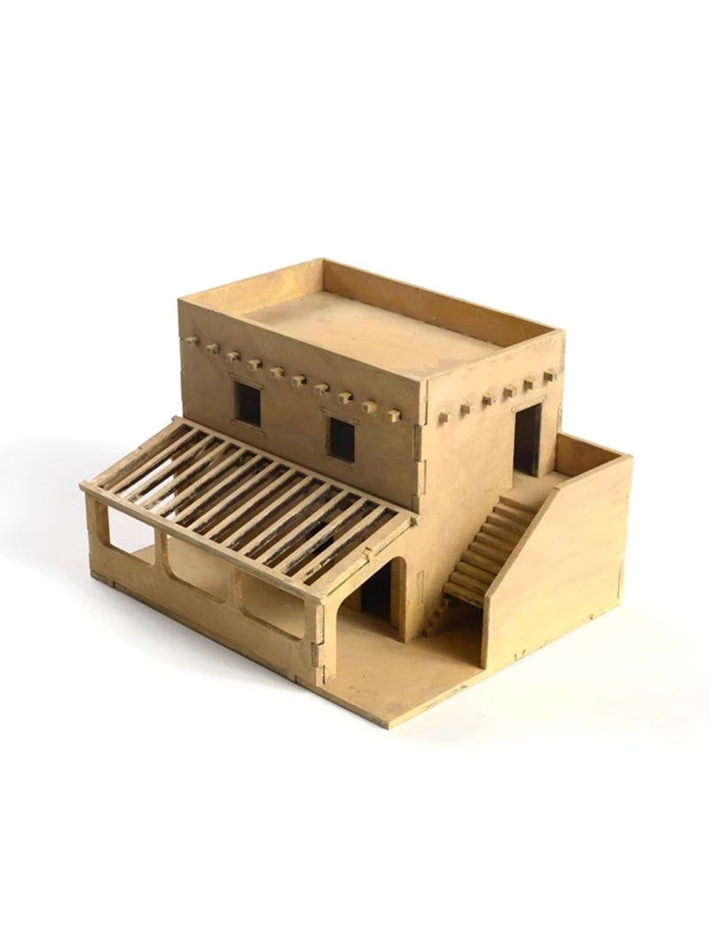 1/72 Middle Eastern Military Architecture Resin Building Diorama Kit - 1/72 resin model view 3