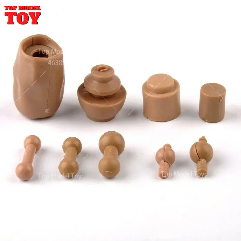1/6 Scale Soldier Body Parts Resin Connector Kit - Head Neck Foot Joints - 1/6 resin model view 6