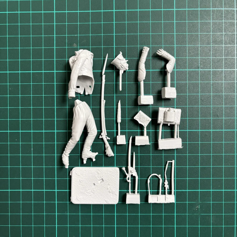 Preobrazhensky Guards Soldier 75mm Resin Figure Kit - 75mm resin model view 6