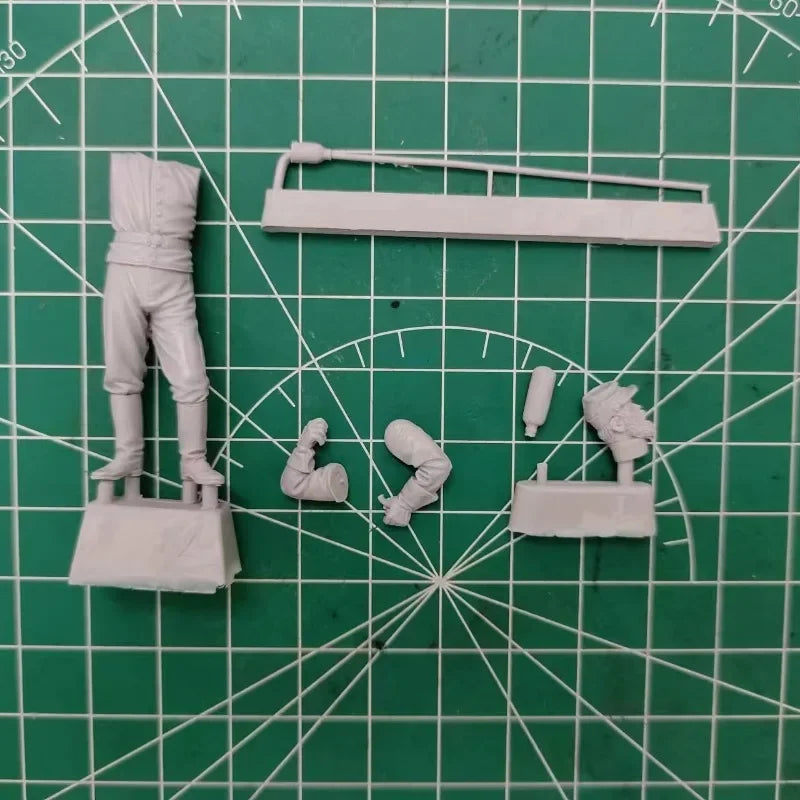American Civil War Union Soldier with Ramrod 1/35 Resin Figure Kit - resin model view 2