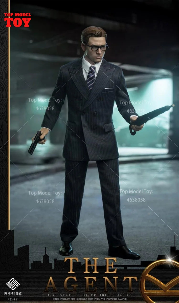 Spy Agent Businessman Assassin 1/6 Resin Figure - 1/6 resin model view 3
