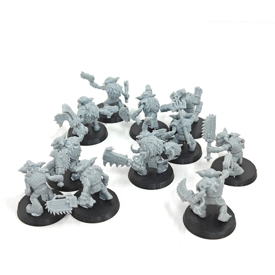 Goblin Orc Warriors 11-Figure Army Set 28mm Resin Figures Kit - 28mm resin model view 3