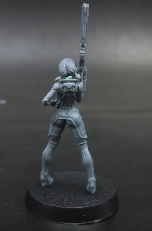 Mercenary Python Tag Squadron Trooper Resin Figure Kit - resin model view 5