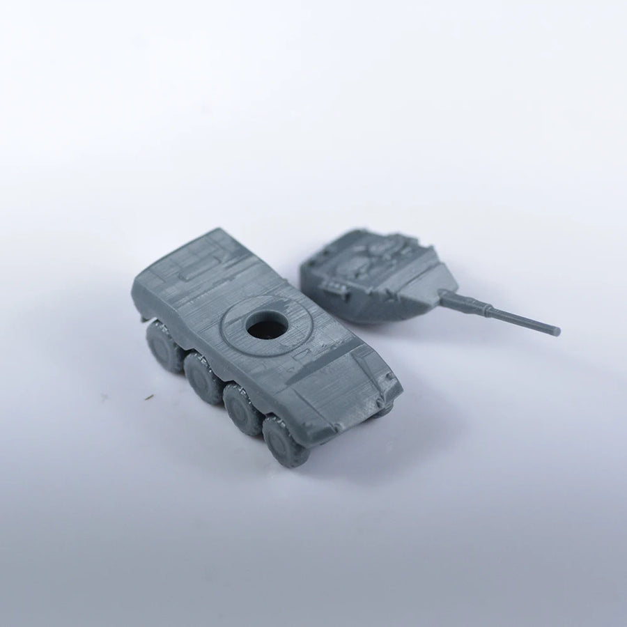 German Radkampfwagen 90 Light Tank 1/220 Resin Model Kit - 1/220 resin model view 2