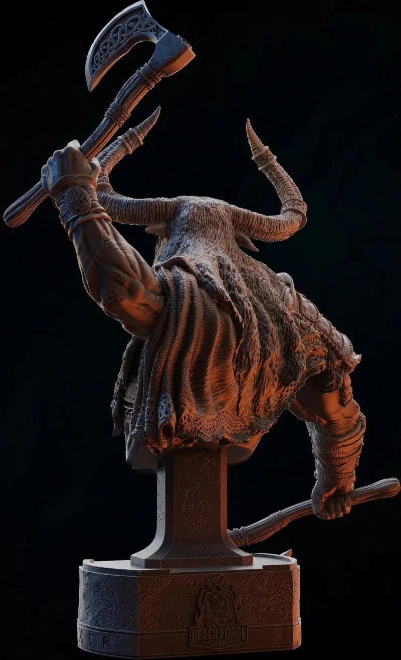 The Ancestors Voljaryk Fantasy Warrior 1/10 Resin Bust - 1/10 resin model view 3