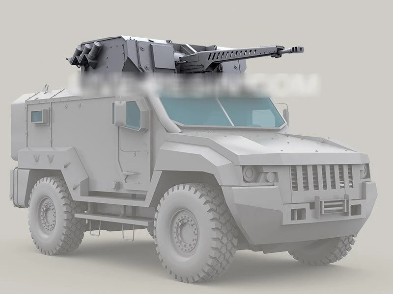 Modern Military Armored Patrol Vehicle with RCWS Turret 1/35 Resin Vehicle Kit - resin model view 4