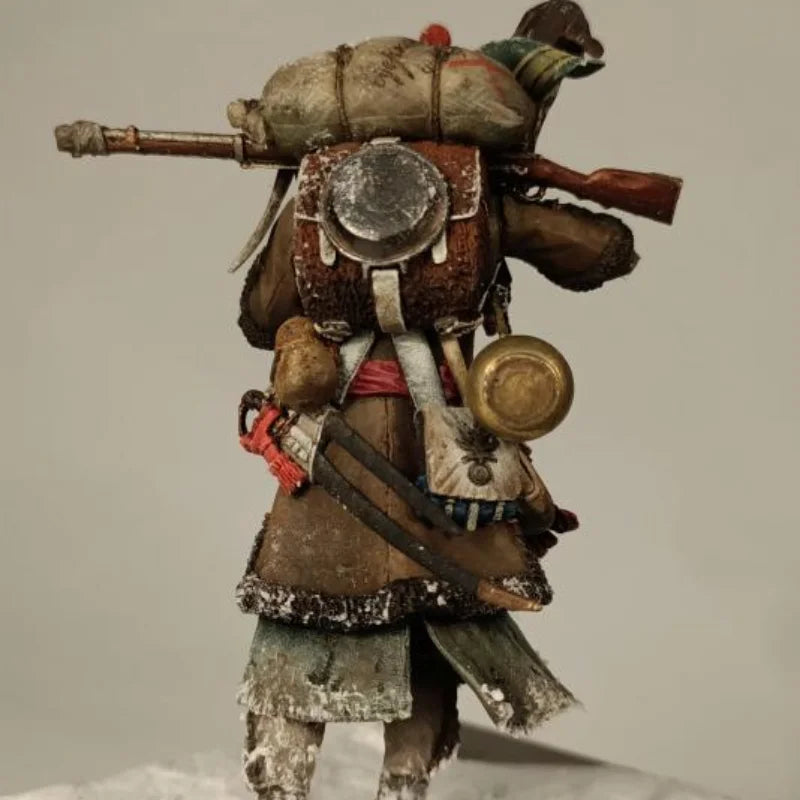 Napoleonic French Infantry Sergeant 1812 75mm Resin Figure Kit - 75mm resin model view 2