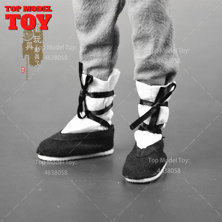 Ancient Shaolin Monk in Gray Robes 1/6 Scale Resin Figure Kit - 1/6 resin model view 6
