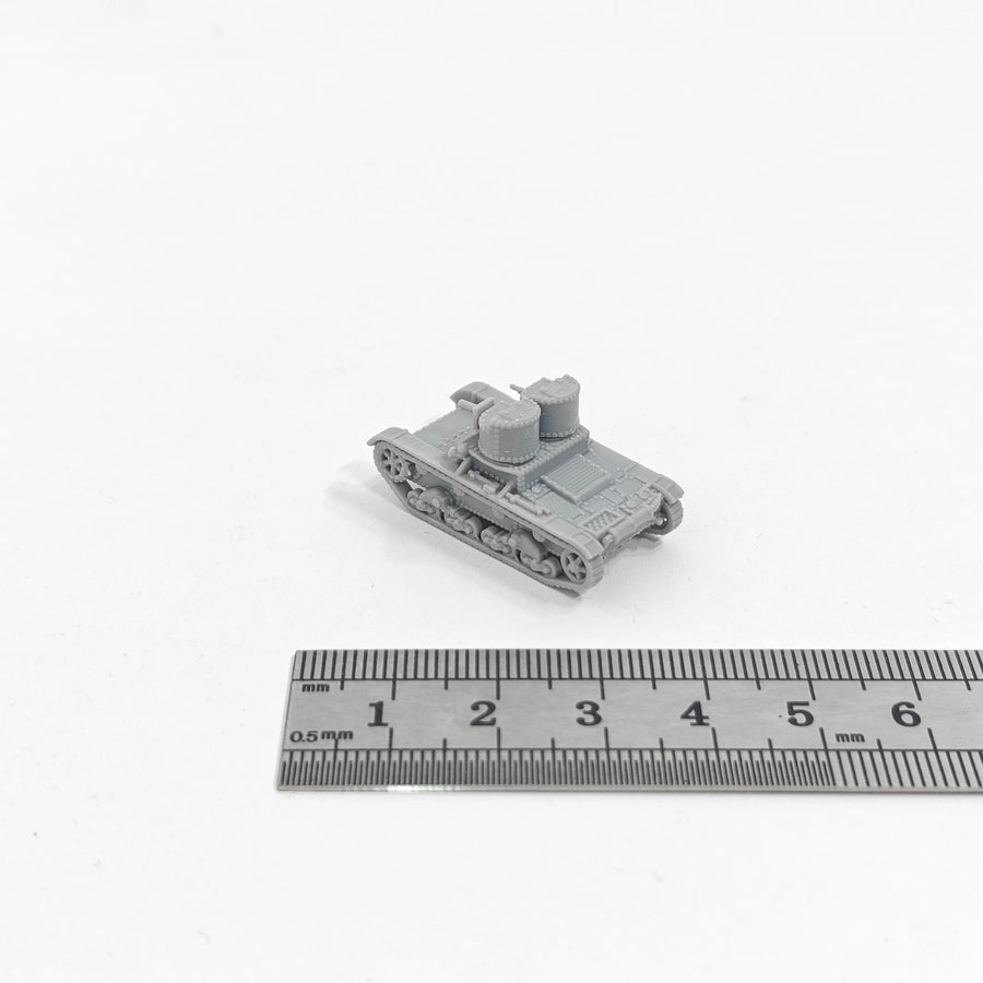 Soviet T-26A Light Tank 1931 1/144 Scale Resin Model Kit - 1/144 resin model view 4