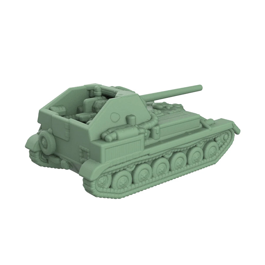 Soviet SU-76M Tank Destroyer 1/144 Resin Model Kit - 1/144 resin model view 2